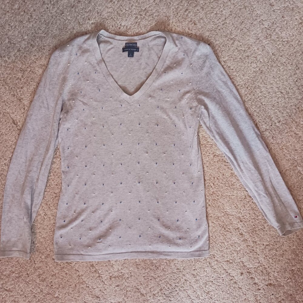 Tommy Hilfiger Grey V-neck pull-over